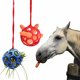 thumbnail image 1 of Paquete de 2 pelotas de terapia para caballos, comedero de heno, juguetes para caballos, juguetes de polo, juego para caballos, cabras, ovejas, juguetes para aliviar el estrés, caballos aburridos, 1 of 5