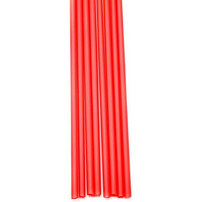 Made in USA Pack of 250 Extra Long Slim (18 X 0.21) Plastic Drinking  Straws (FDA-approved, Non-toxic, BPA-free)