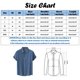 thumbnail image 2 of Camisas De Vestir Para Hombre Manga Larga Camisa manga Turn Casual Down Print cuello masculino Wave Point camisa verano corto hombres camisas (Green, XL), 2 of 5