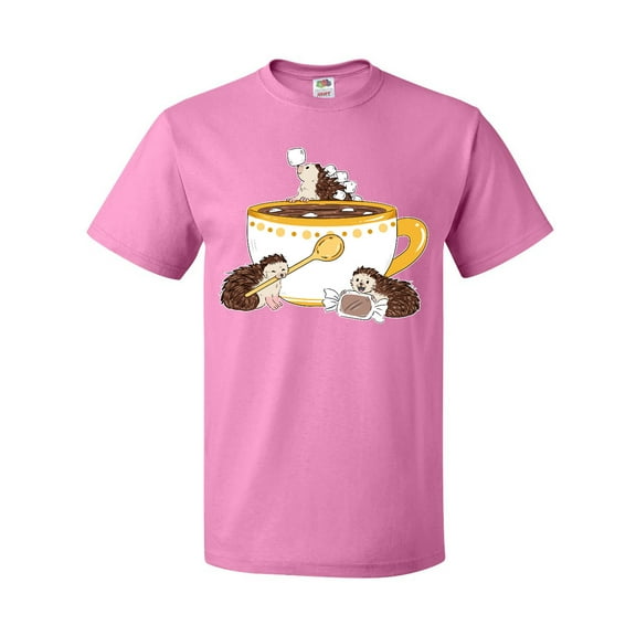 Inktastic Cute Hot Chocolate Hedgehogs T-Shirt