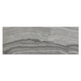 thumbnail image 2 of Console contemporaine en similimarbre et acier inoxydable – grise, 2 of 7