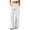 *White, variant on ClodeEU Women's Corduroy High Waist Wide Leg Pants,Casual Loose Trousers with Pockets ,Women's Plus L