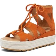 Sorel Women's Cameron Flatform Lace Sandal Desert Sun/Gum / 8.5