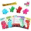 28 Pack Valentines Cards and Colorful Dinosaur Crayons for Kids Valentine Gifts, Classroom Exchange Prizes and Valentine’s Greeting Cards