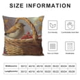 thumbnail image 5 of Orinice Berries Graphic Decorative Men Women Boy Girl Room Cushion Throw Pillow Cover for Home Couch Living Room Bed Sofa Pillow Case Spring Pillow Case 1PC 22x22in, 5 of 5