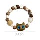 thumbnail image 3 of Pulseras para mujer, regalos para mujer, pulsera de cuentas tonta y linda, pulsera exquisita para novias de minorías femeninas, pulsera de cerámica para parejas linda y versátil, pulsera de madera, 3 of 5