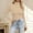 Beige, variant on Women's Turtleneck Tops Trendy Solid Color Long Sleeve Soft Knit Casual Basic Shirts Stretchy Comfy Soft Slim Fit Blouses