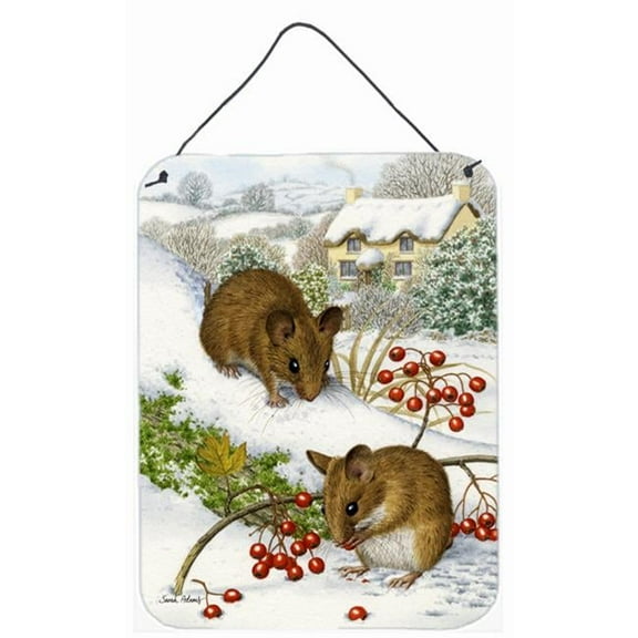 Wood Mice And Berries Wall and Door Hanging Prints