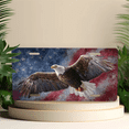 thumbnail image 4 of 1 Pcs 2D Flat License Plate Covers & Frames, American Eagle For Decorative Front, Waterproof For Decoration Aluminum License Plate Covers & Frames Cover For Men Women, 12" X 6", 4 of 6