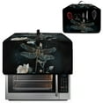 thumbnail image 2 of Renewold Toaster Oven Cover Dustproof Washable Countertop Oven Air Fryer Protector Case Polyester Kitchen Appliance Cover Home Decoration, 18.5 x 14.5 x 9 Inches, Dragonfly Flower, 2 of 7
