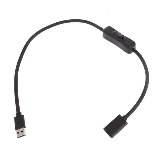 ANXPTIME USB3.0 Extension Cable with On Off Switches Male to Female Extender Cord Wire