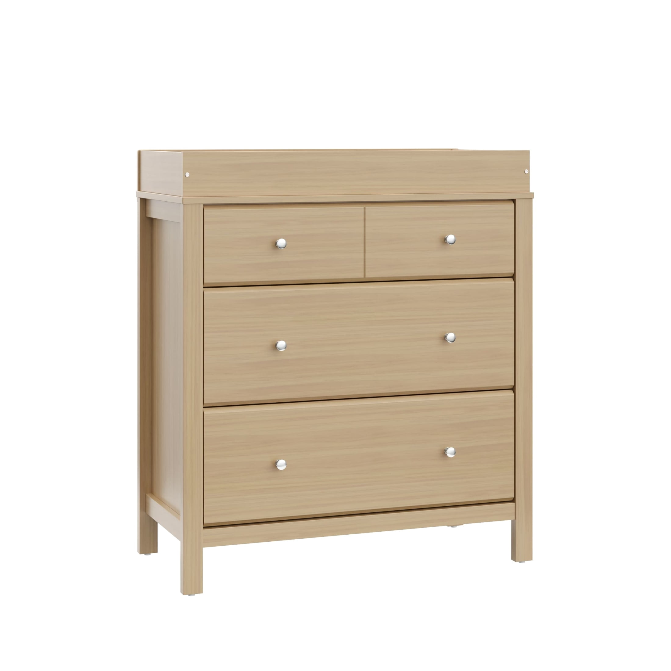 Storkcraft Horizon 3 Drawer Chest with Infant Changing Topper, Driftwood