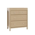 thumbnail image 3 of Storkcraft Horizon 3 Drawer Chest with Infant Changing Topper, Driftwood, 3 of 15