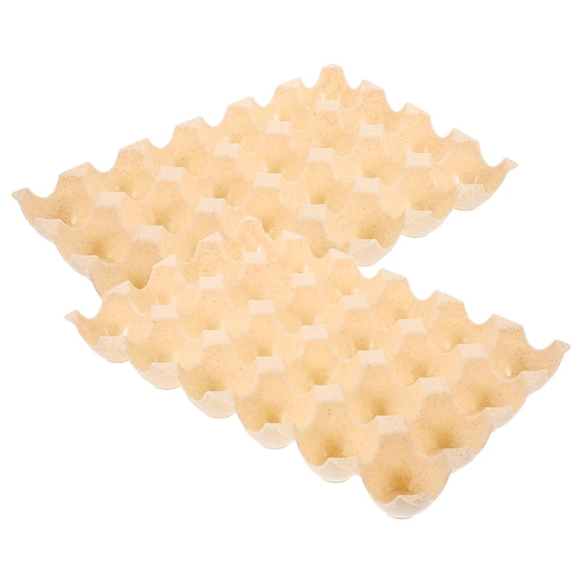 unbranded 2Ud Caja Para Huevos Beige Durable Con Slim Para Refrigerador Fácilmente