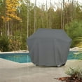 thumbnail image 2 of COVERS&ALL BBQ Grill Cover with Elastic, 160 GSM Duro Pro Breathable Non-Woven Fabric, Waterproof UV Resistant, Ideal for Indoors and Outdoors (70" W x 26" D x 48" H, Gray), 2 of 9