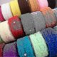 thumbnail image 2 of 20 Rolls Of 200 Yards Mixed Colors Floral Pattern Fabric Lace Ribbons, 2 of 5