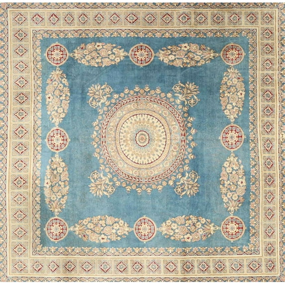 Ahgly Company Indoor Rectangle Traditional Tan Brown Area Rugs, 5' x 7'
