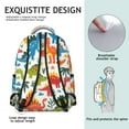 thumbnail image 5 of Cute Dinosaur Pattern Backpack for School,Cute School Bag,Schoolbag with Adjustable Shoulder Straps & Padded Back,15.3"x11"x7.1".﻿, 5 of 6