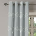 thumbnail image 2 of Ambesonne Art Deco Grommet Curtain, Grey Simple Vintage Motif, 50"x96", Grey and White, 2 of 5