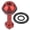 Red, variant on Nieyigj Diving Bracket Action Camera Ball Head Base Mount 1/4'' Screw, 2.5 cm / 1 inch Diameter, Red [cite: 18]