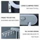 thumbnail image 4 of Foldable Drying Racks for Laundry Sock Hanger Wall Mounted with 24 Clips Multifunctional Clothes Hanger Rack, 4 of 5