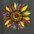 thumbnail image 2 of Sunflower Animal Print Fashion Men's Graphic T-Shirt, Heather Black, X-Large, 2 of 4