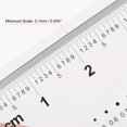 thumbnail image 4 of Unique Bargains Règle Flexible 6 Pouces 0.1mm Échelle Film Plastique pour Animaux de Compagnie Règle Droite, 2 Pièces, 4 of 6