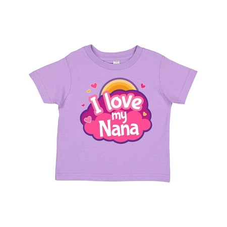 

Inktastic I Love My Nana Grandchild Gift Toddler Toddler Girl T-Shirt