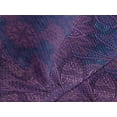 thumbnail image 3 of Ambesonne Ethnic Quilted Bedspread Set 3 Pcs, Paisley Flower, Queen Size, Dark Blue Purple, 3 of 5