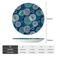 thumbnail image 2 of Bingfone Bohemian Mandala Print Bone China Dinner Decorative Plates,Handmade Ceramic Dinner Plate with Stand for Home Club-10in, 2 of 6