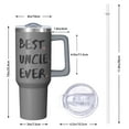 thumbnail image 2 of Ultimate Uncle Gift - 40 Oz Stainless Steel Tumbler with Lid & Straw, Insulated Cup, Niece Nephew Present for Birthday Father's Day, 2 of 5