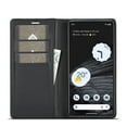 thumbnail image 3 of Allytech  Flip Case Cover for Google Pixel 8 Pro, Carbon Fiber PU Leather Business Type Book Cover Stand Shockproof Protective Wallet Case Cover for Google Pixel 8 Pro, 3 of 10