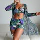 thumbnail image 2 of MKLEKYY Trajes De Baño Completo Mujer Women'S Gorgeous Court Style Printing 3D Swimsuit Beach Skirt Two Piece Set, 2 of 6