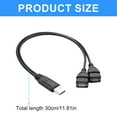 thumbnail image 5 of USB Y Splitter Cable USB2.0 Male to 2 Port USB2.0 Female Cable USB Cable Charging Data Transfer Splitter, 5 of 7