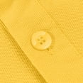 thumbnail image 4 of Abcomgle Boys Golf Shirts 12-14 Short Sleeve Pique Polo Shirt Button Closure Solid Color School Uniform Shirts Soft Collared Fall Back to School Clothes, 4 of 7