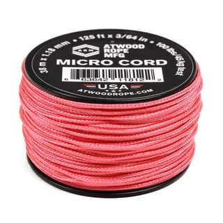 Atwood Rope MFG Tactical Nylon/Polyester Micro Utility Cord 1.18mm X 125ft  Reusable Spool | Fishing Gear, Jewelry Making, Camping Accessories (Air