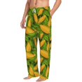 thumbnail image 6 of Susaid Fresh Corn 1 Print Mens Pajama Pants Set Sleep & Lounge Pants, PJ Bottoms with Pockets and Button Fly-Medium, 6 of 6