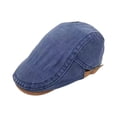 thumbnail image 4 of Mens Hat Adjustable Newsboy Beret Ivy Cap Classic Newsboy Cap Trendy Flat Cap for Outdoor Daily Use, 4 of 4