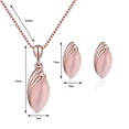 thumbnail image 7 of SPRING PARK Faux Gemstone Jewelry Set Women Fashion Cat Eye Pendant Ear Stud Earrings Bracelet Set, 7 of 7