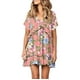 thumbnail image 1 of Vestido HUOGUO con estampado personalizado hasta la rodilla para mujer, 1 of 4