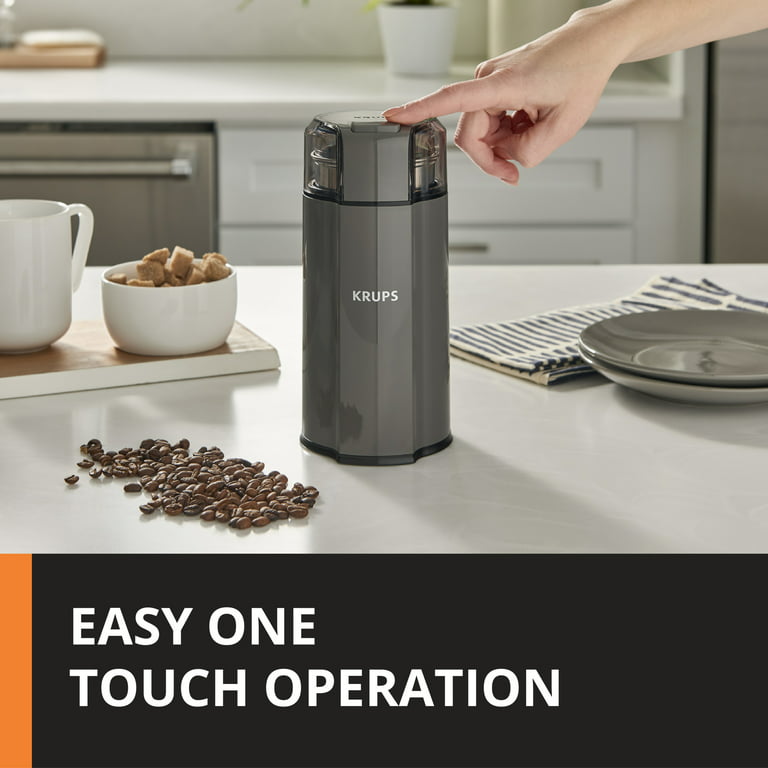  Krups Fast Touch Coffee Grinder Electric 3 Oz. Black: Home &  Kitchen