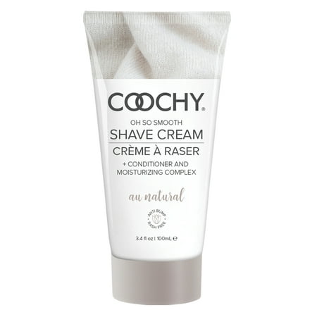 Coochy Shave Cream Au Natural 3.4 fl.oz (Best Natural Shaving Cream Womens)