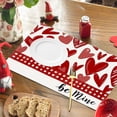thumbnail image 4 of Wzzjkit Valentine's Day Rose Printed Placemats Love Table Runner Home Kitchen Heat Protectors, 4 of 6