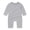 Grey, variant on larppty Newborn Baby Jumpsuit Romper, Hospital Outfit for Girls Boys, Toddler One-Piece Shirt Bodysuit with Buttons