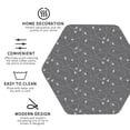 thumbnail image 2 of Disketp Airplane Routes Around The World Funny Coasters,6 Pcs Leather Coasters with Holder, Perfect Housewarming Hostess Gifts,Protect Furniture from Water Marks Scratch and Damage, 2 of 5