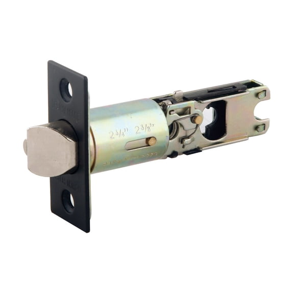Oil Rubbed Bronze 2-Way Square Corner Replacement Entry Latch, Adjustable Backset
