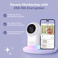 thumbnail image 6 of Hubble Nursery Pal Glow, Smart HD Baby Monitor with Night Light, 6 of 8