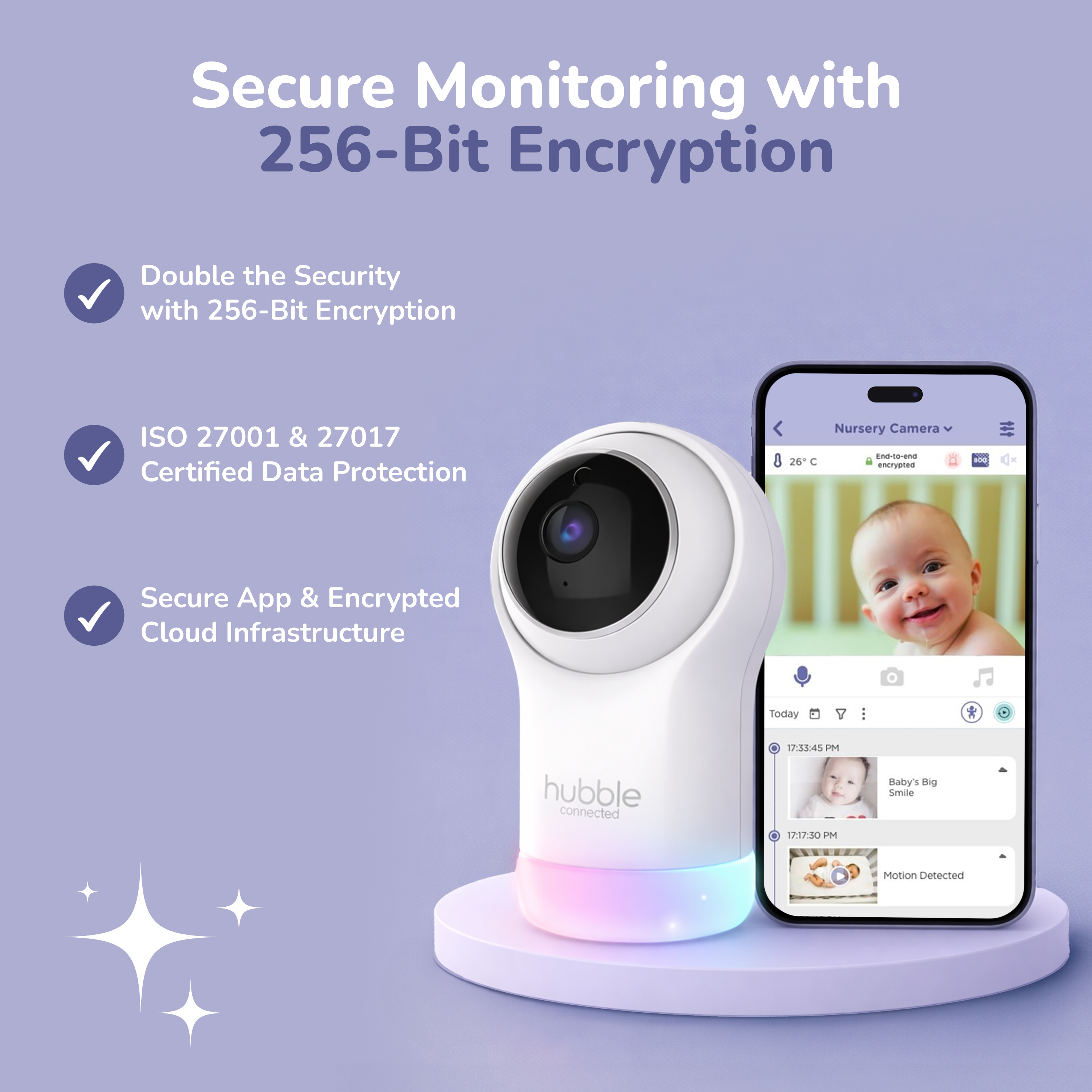 Hubble Nursery Pal Glow Smart HD Baby Monitor photo 5