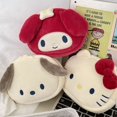 thumbnail image 2 of Sanrio japonés-monedero de felpa creativo, bolsa pequeña de Hello Kitty, Melody Pacha Dog, auriculares para estudiantes, bolsa de maquillaje portátil Fivean unisex, 2 of 2
