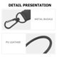thumbnail image 3 of unbranded Lanyard Multifuncional En PU Negro Para Uso Cotidiano Con Fácil Manejo Y Larga Duración, 3 of 7